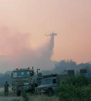 Συναγερμός στην Πυροσβεστική: Πυρκαγιά στην Λευκίμμη (video)