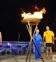 Η λαμπαδηδοδρομία της φλόγας των Special Olympics, στην Αλεξανδρούπολη.