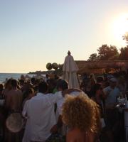 Ο Dj Akylla στο beach resort Mohito στην Αλεξανδρούπολη.
