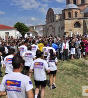 Η λαμπαδηδοδρομία της φλόγας στις Φέρες και στο Δέλτα του Έβρου.