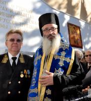 Αποκαλυπτήρια του μνημείου των Ρώσων πεσόντων, στην Αλεξανδρούπολη.