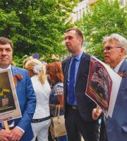 Πορεία του "Αθάνατου Τάγματος" στο κέντρο της Αλεξανδρούπολης