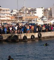 Ο Αγιασμός των υδάτων στο λιμάνι της Αλεξανδρούπολης
