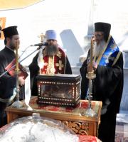 Αποκαλυπτήρια του μνημείου των Ρώσων πεσόντων, στην Αλεξανδρούπολη.