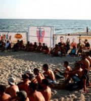 Ο heat Radio στο τουρνουά beach volley στο "Scrorpio".