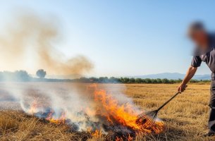 Τσουχτερό πρόστιμο για πρόκληση πυρκαγιάς στον Δήμο Διδυμοτείχου