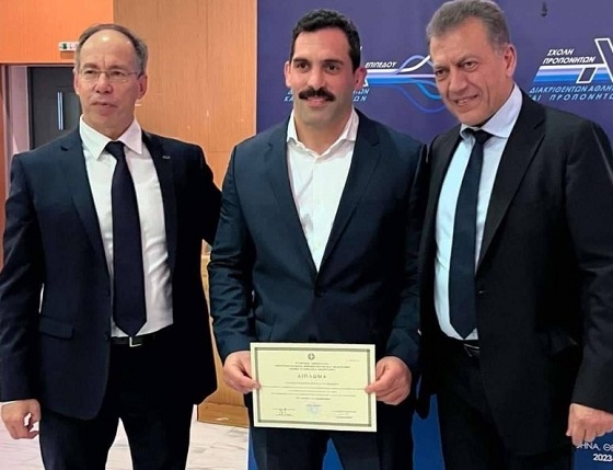 Ο Κωνσταντίνος Βάβουρας πήρε το πτυχίο προπονητή.