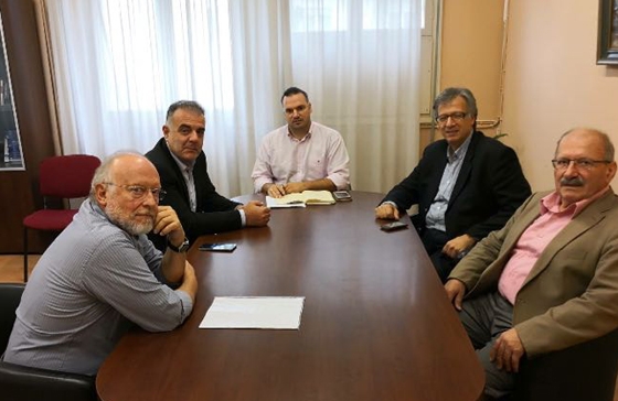Θ.Βίτσας, Π.Παπάς, Γ.Καΐσας & ο αναπλ. ΓΓ του ΥΠΥΓ Στ.Βαρδαρός