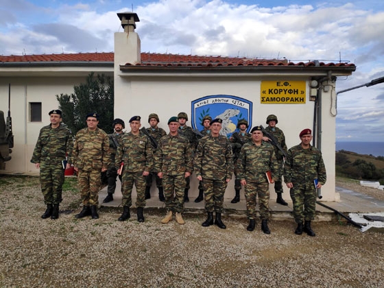 Επίσκεψη του Αρχηγού ΓΕΣ σε στρατόπεδα στον Έβρο & τη Σαμοθράκη (φωτο)