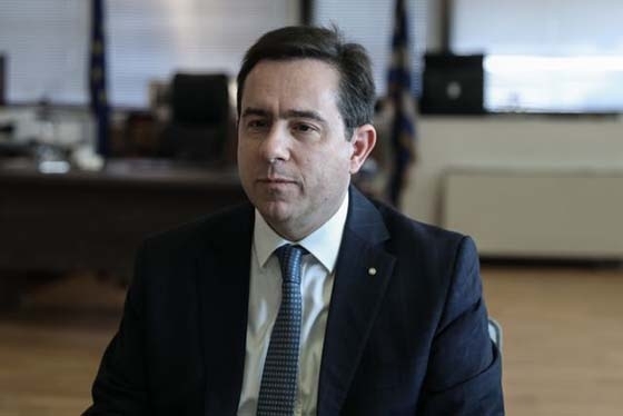 Ο Υπουργός Μετανάστευσης και Ασύλου Νότης Μηταράκης.