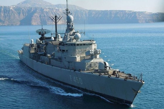 Η φρεγάτα "Έλλη" του Πολεμικού Ναυτικού"