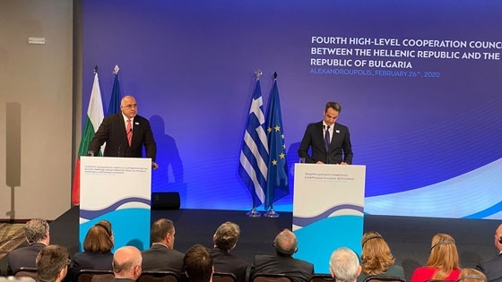 Φώτο αρχείου από το Δ' Ανώτατο Συμβούλιο Συνεργασίας που συνεδρίασε στην Αλεξανδρούπολη υπό τον Κυριάκο Μητσοτάκη και τον Μπόικο Μπορίσοφ