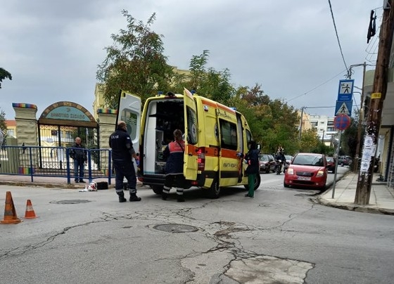 Στιγμιότυπο από τη σημείο σύγκρουσης.