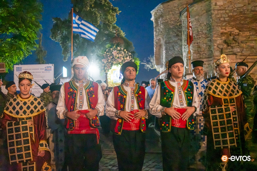 Με βυζαντινή μεγαλοπρέπεια ο εορτασμός στην Παναγία Κοσμοσώτειρα στις Φέρες  (φωτος + video)