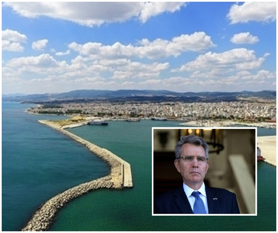 Αμερικανός πρέσβης: “Ελπίζω ότι οι εταιρείες των ΗΠΑ θα έχουν την ευκαιρία να επενδύσουν στο λιμάνι της Αλεξανδρούπολης”