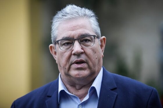 Γενικός Γραμματέας της ΚΕ του ΚΚΕ ο κ.Δημήτρης Κουτσούμπας.