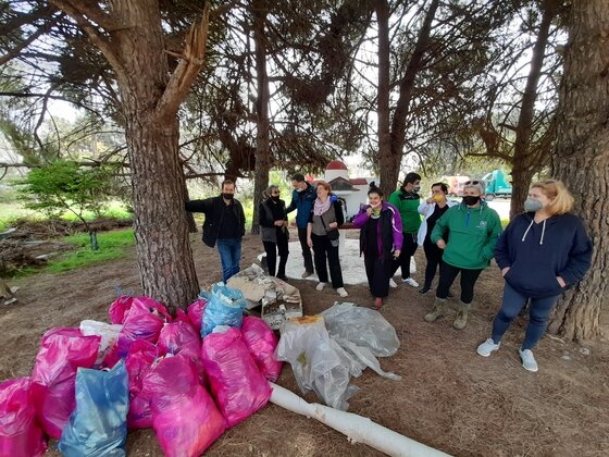 Η Κυριακή ήταν ημέρα καλλωπισμπού για την ομάδα "Πάρκο να γίνει"!